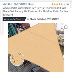 Outdoor waterproof shade