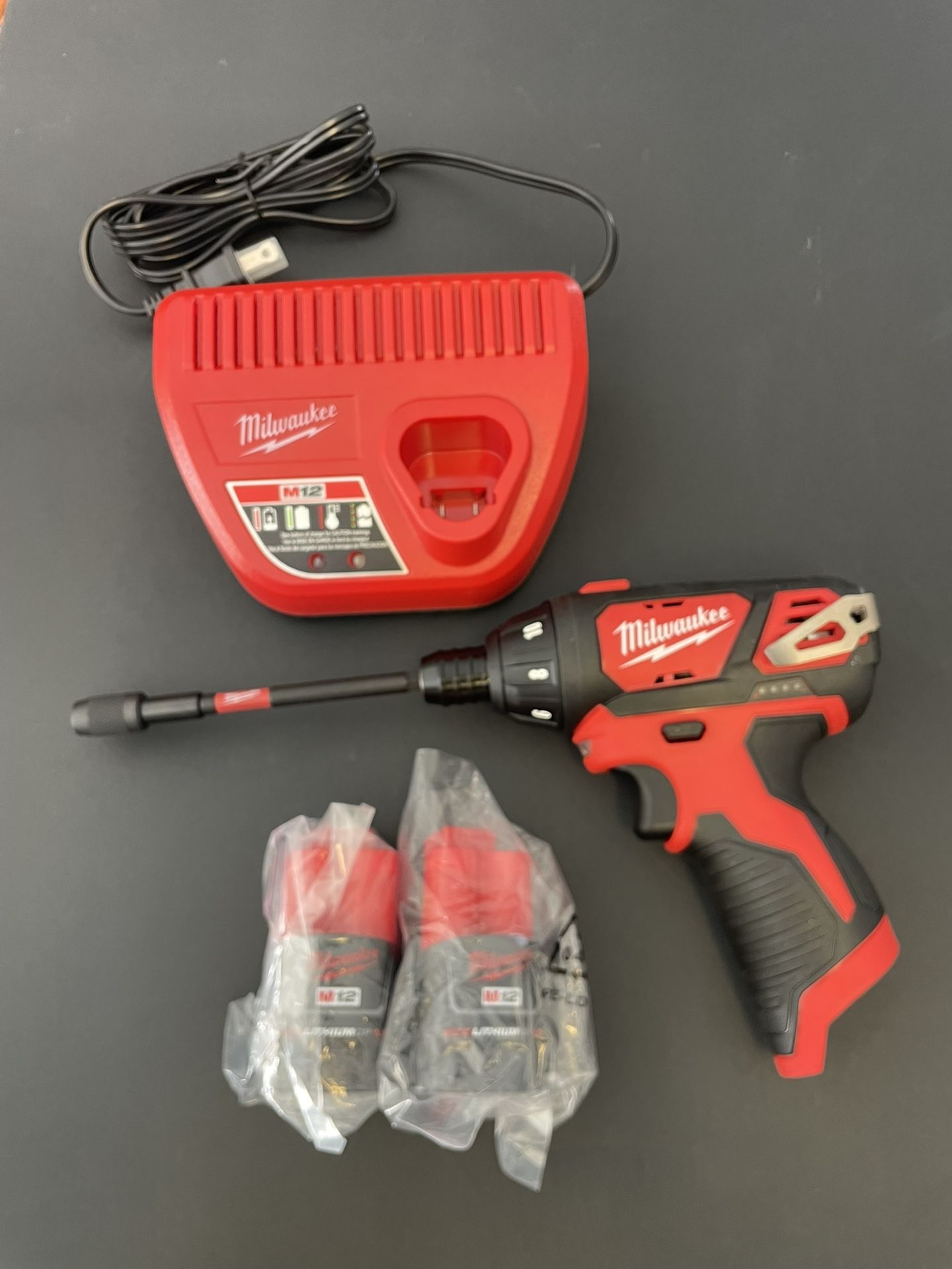 M12 Drill, Batteries & Charger 