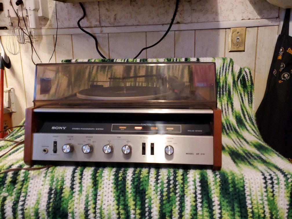 Use Sony Stereo Phonograph System Hp 215