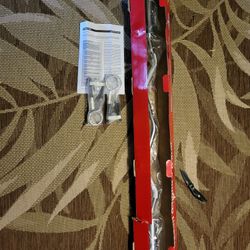 Weider Olympic Knucked Curl Bar 47" Chromed Steel With Clips New