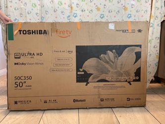 Toshiba 50in 4K Ultra HD flat screen TV