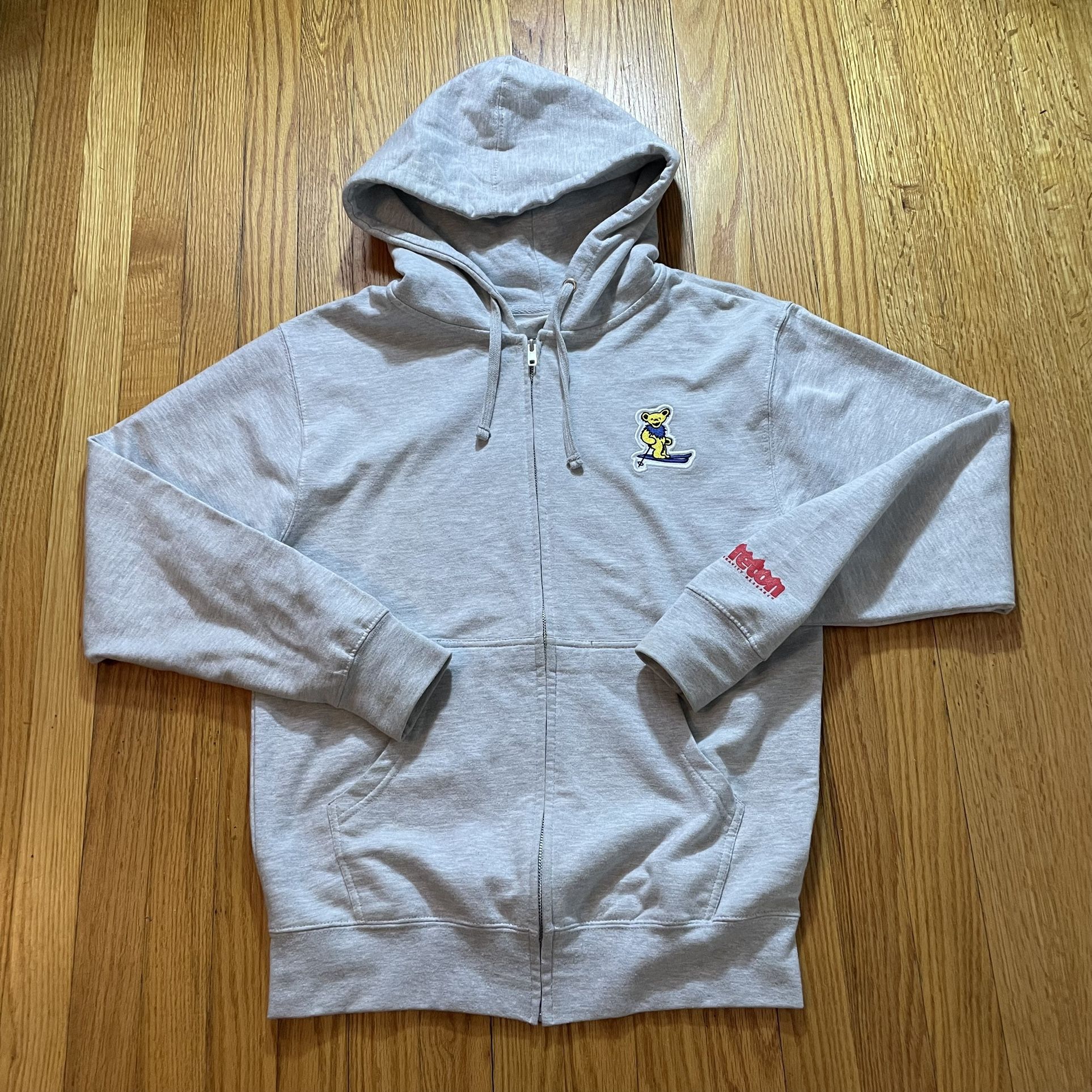 Teton Gravity Research x Grateful Dead SHRED Bears SKI HOODED SWEATSHIRT SMALL