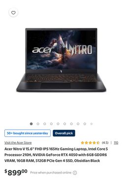 Gaming Laptop Acer Nitro V15