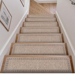 Vintage Stair Treads for Wooden Steps Indoor 15PCS 30"x8"