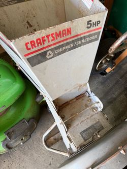 Craftsman chipper/shredder