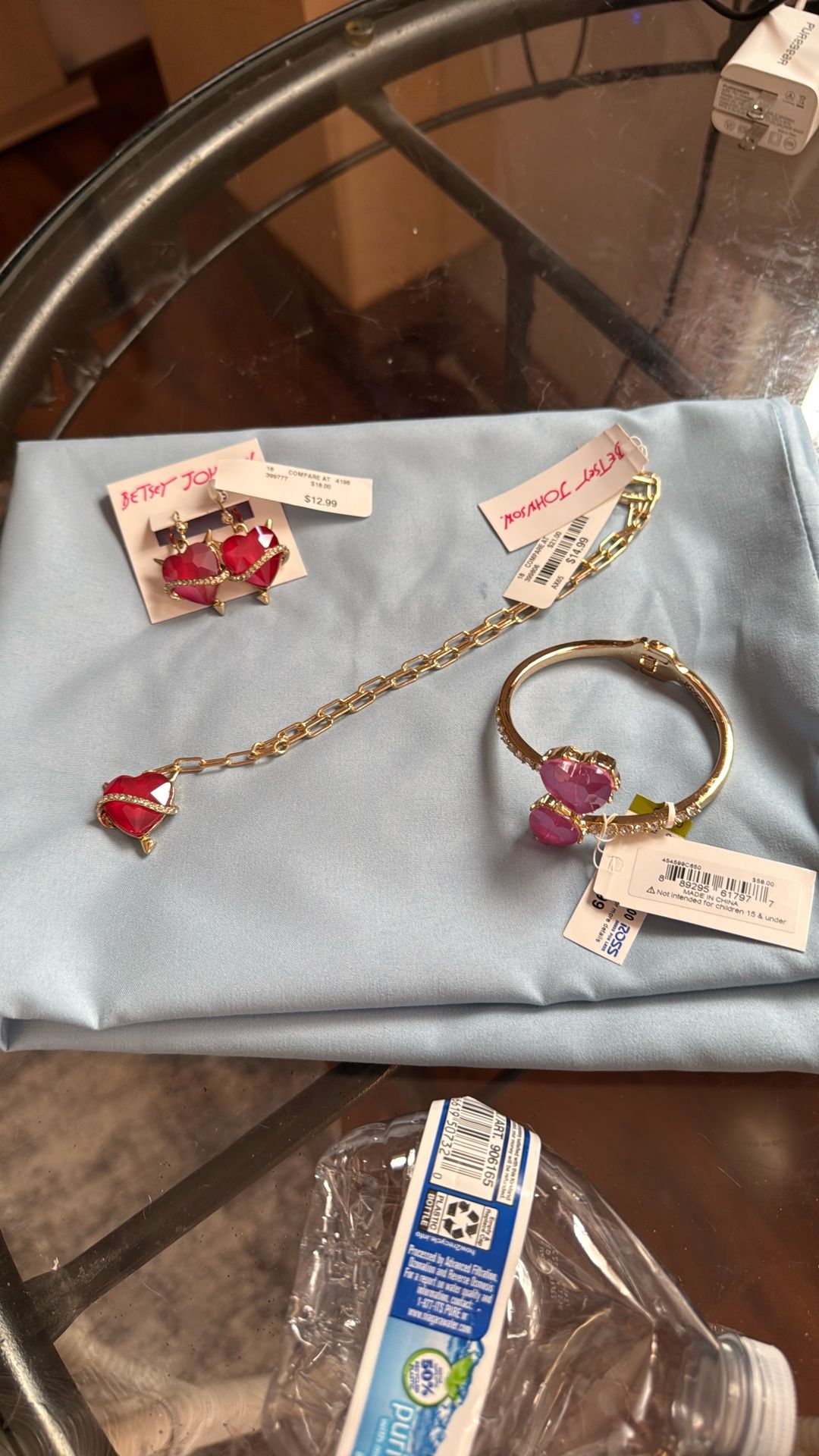 BRAND NEW BETSEY JOHNSON JEWELRY/ All 3 Pieces For $8.00