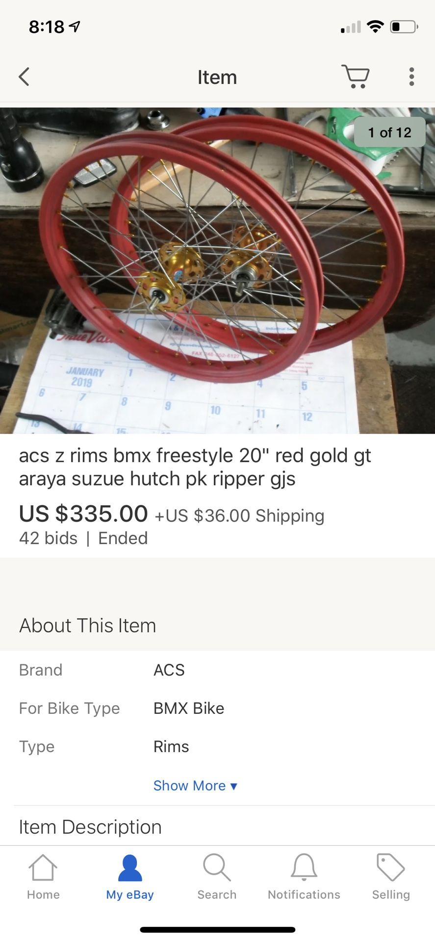 Acs bmx z rims for Sale in Rialto, CA OfferUp
