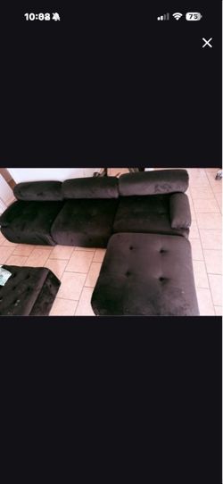 Velvet couch