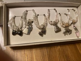 White Lace And Promises Glass Markers