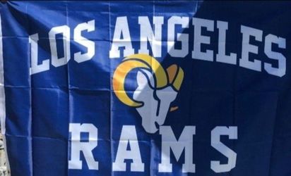 Rams Flag 5ftx3ft $15 Each Firm On Price