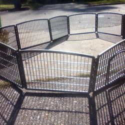 Large Grey Dog Kennel Gate 30.00