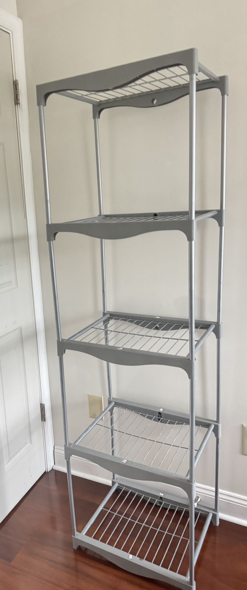 Shelf 5-tier rack frame ( dimensions L19.5”W15.5”H68” (cash & pick up only)