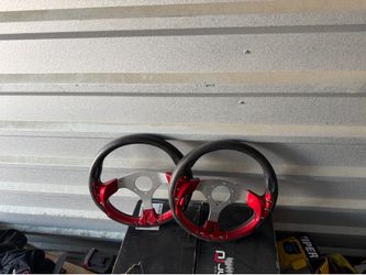 Polaris Slingshot after market steering red