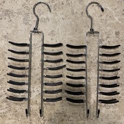 Tie Or Scarf Hangers (Set of 2)