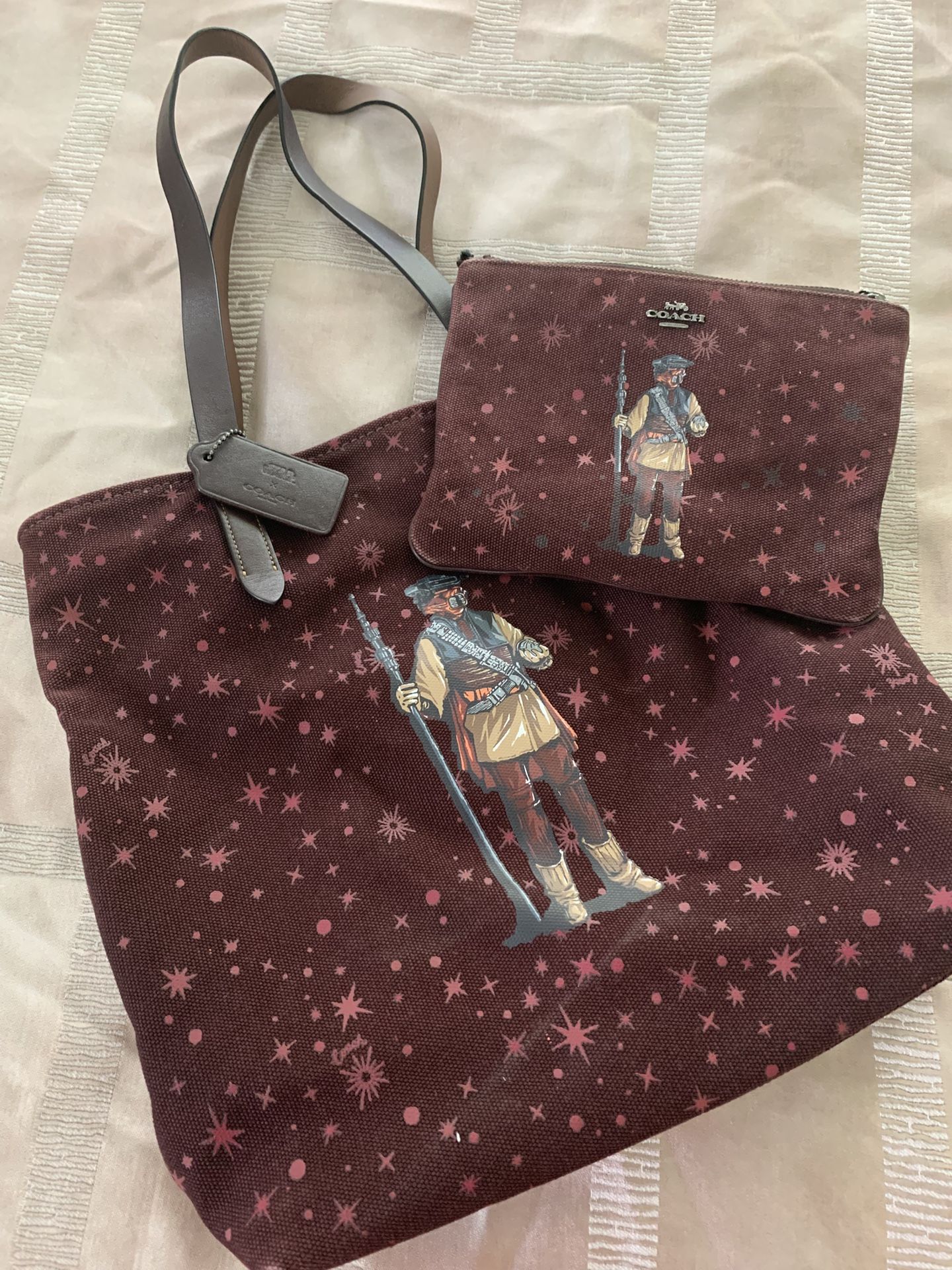 Coach Star Wars Tote & hand bag