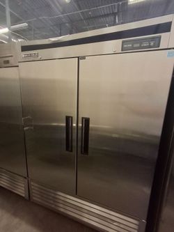 2door stainless steel freezer