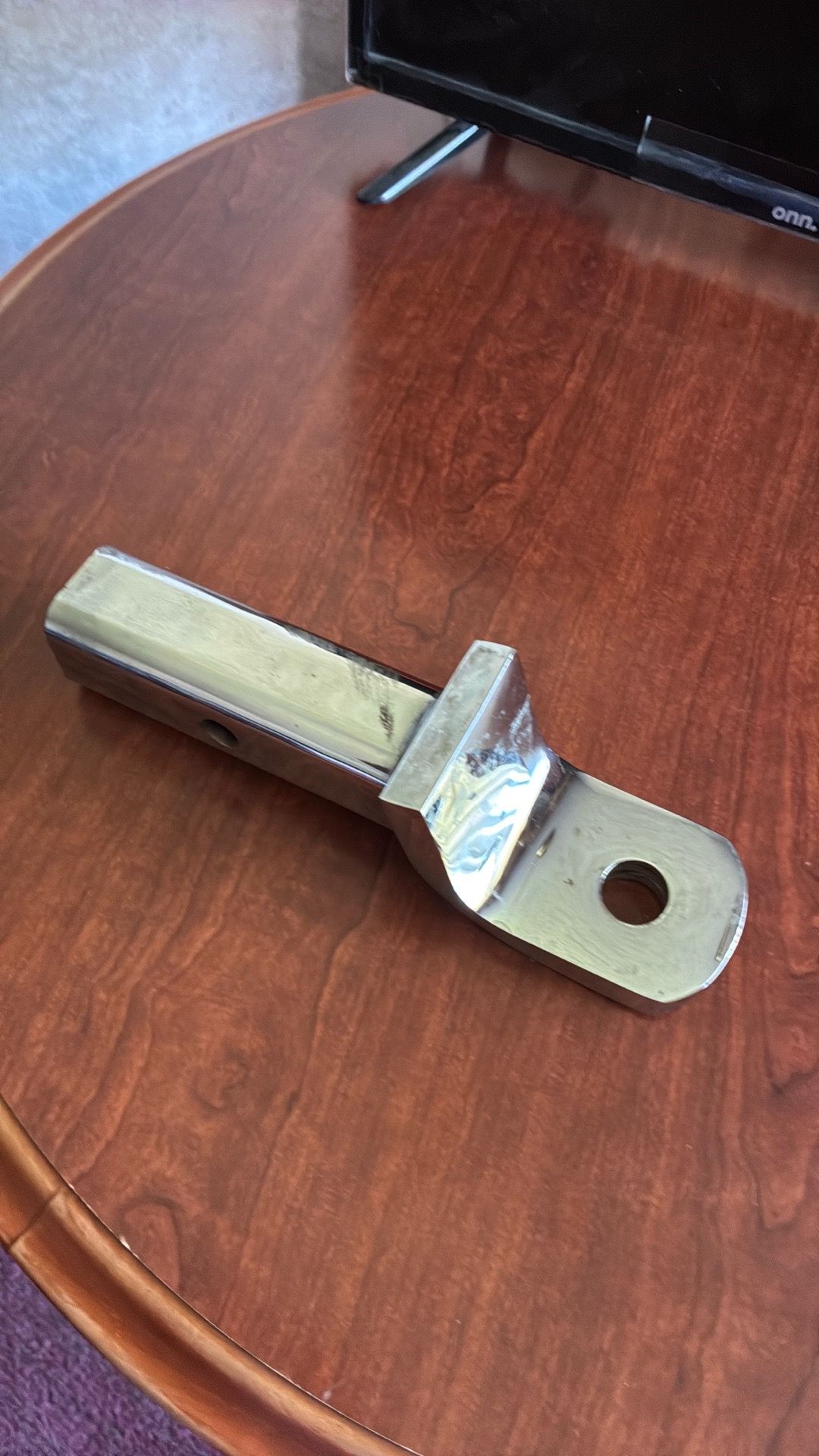 Chrome hitch receiver