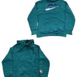 Nike Futura Shine Just Do It Hoodie Sweatshirt Mens Small NWT $70 Green