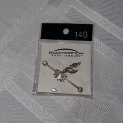 Bodycandy Industrial Bar Earring 