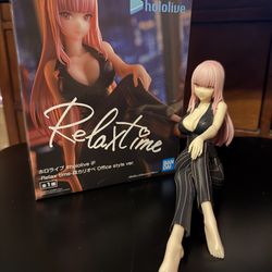 Hololive RelaxTime - Mori Calliope (Office Style) Figure by Bandai Namco