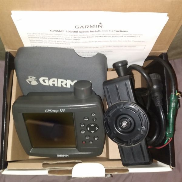 GARMIN GPSMAP 172C CHART PLOTTER FISH FINDER MARINE GPS DISPLAY w/POWER