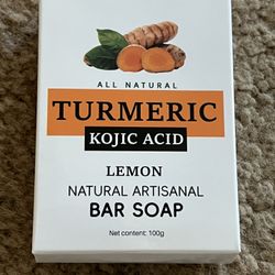 New Natural Tumeric Lemon Bar Soap