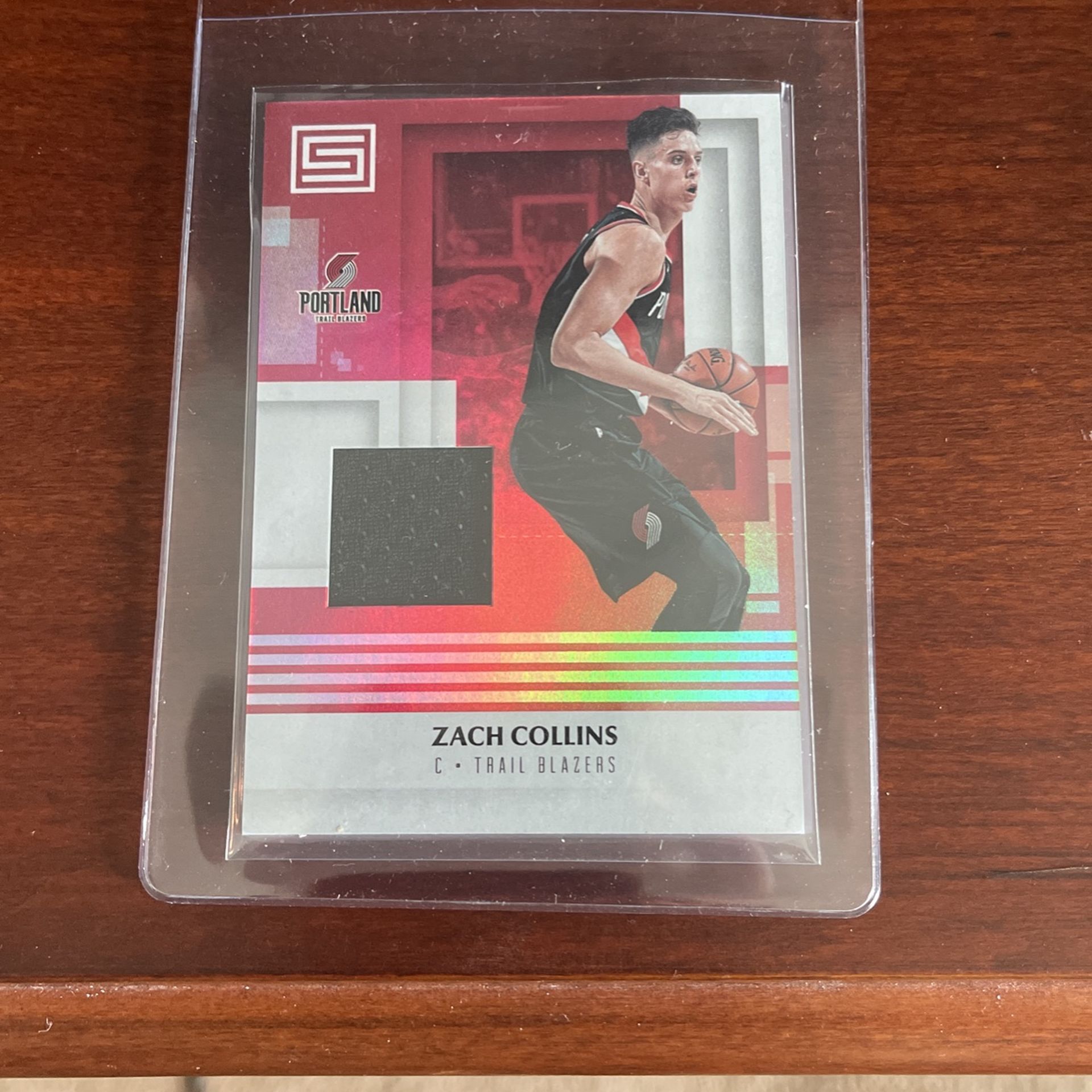 Zack Collins Blazers / Spurs Game Used Patch