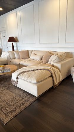 Arhaus-Inspired Sectional | Modular Sofa | Down-Feather Seating