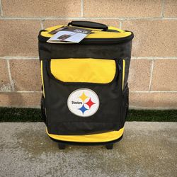 Logo Pittsburg Steelers Rolling Cooler