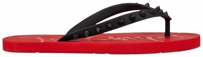 Christian Louboutin Studded Flip Flops