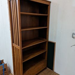 Wood Bookcase For Sale
