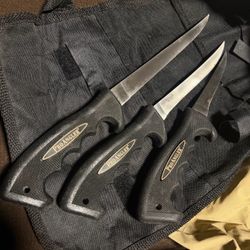 $40 OBO - Pro Angler Fillet Knife Set of 3