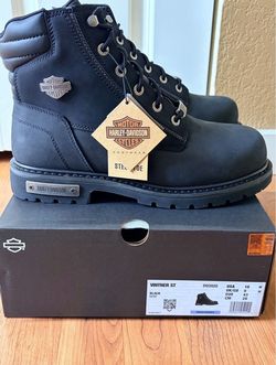 Harley Davidson Vintner Steel Toe Boots Size 10 men’s