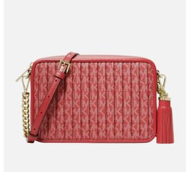 Michael Kors Signature Jet Set Charm Medium Camera Crossbody bag New With tags