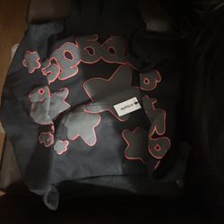 Sp5der hoodie beluga outline 