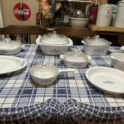 Corning Ware Blue Cornflower Cookware Set