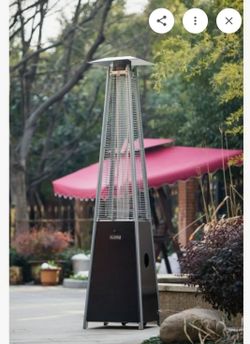 Patio heater glass cylinder
