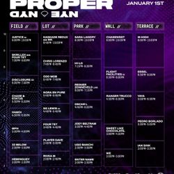 2 Proper Tickets NYD - $120 each