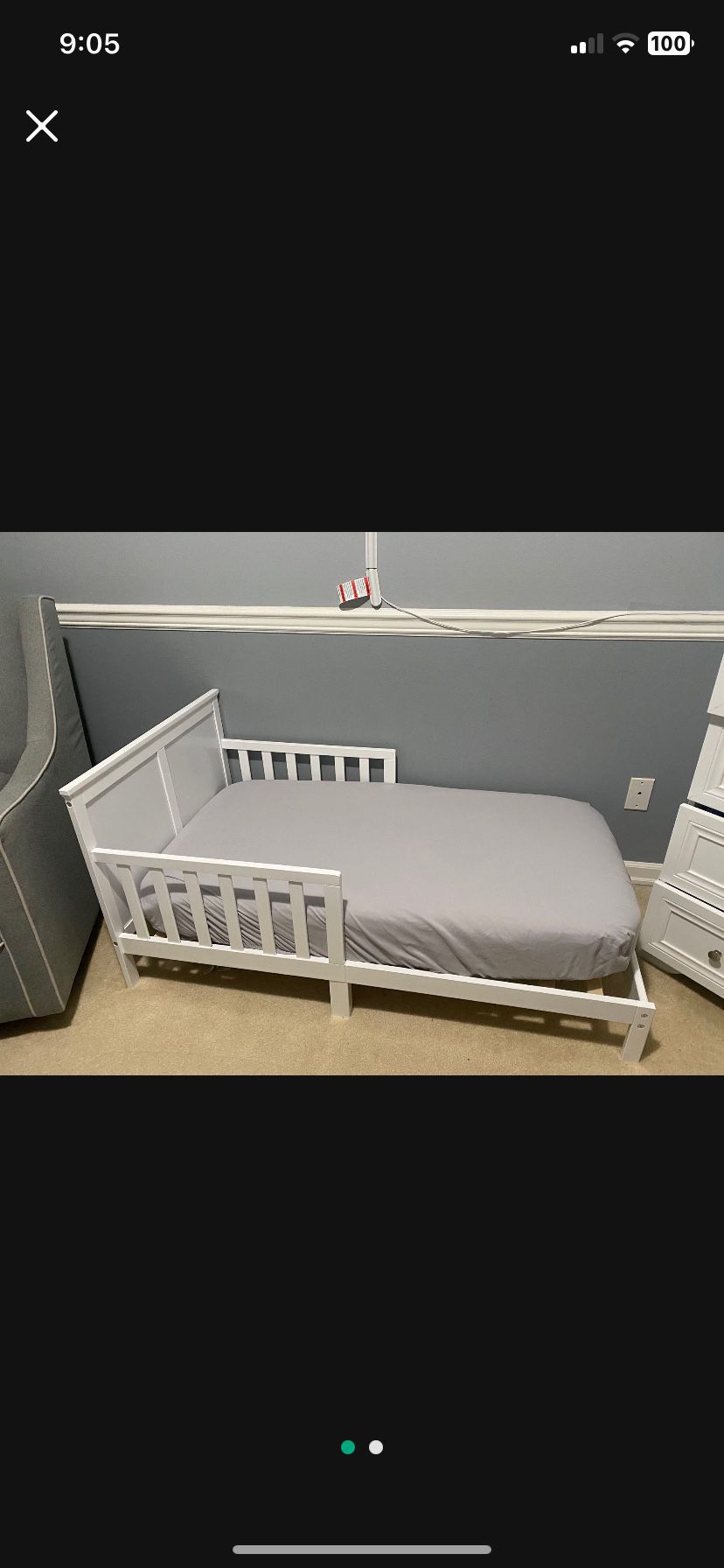 Delta Toddler Bed WITH Sealy Mattress