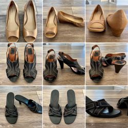 Set of 3 pair of women’s size 9 spring/summer sandals, excellent condition