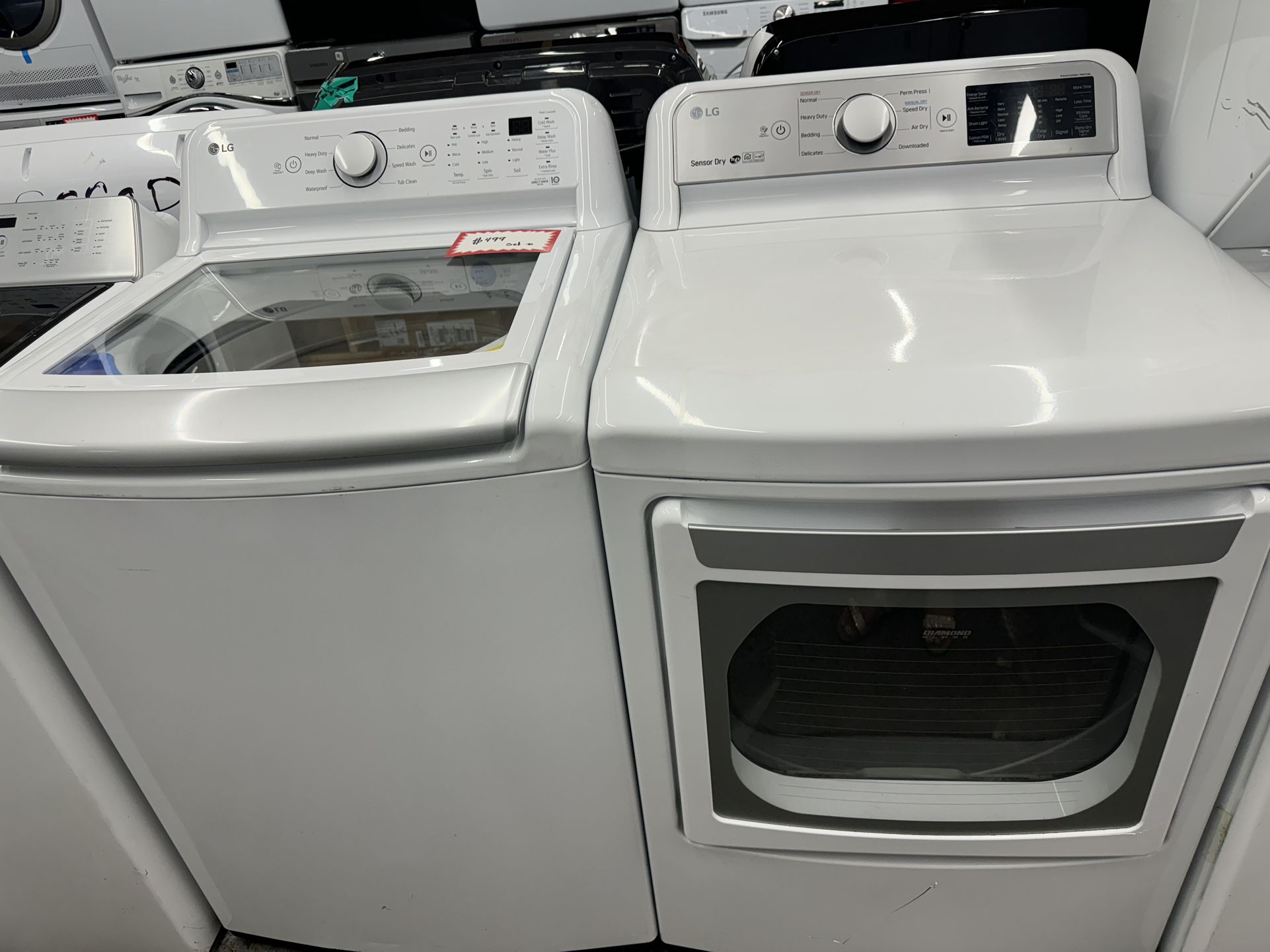 LG Washer And Electric Dryer 4 Months Warranty We Are Located In The Blue Building🟦