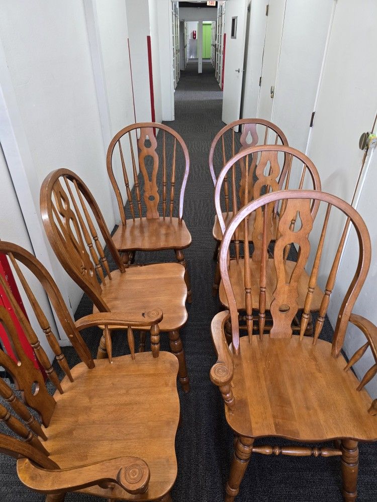 Wood Table And Chairs