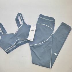 Alo airbrush heart throb yoga set