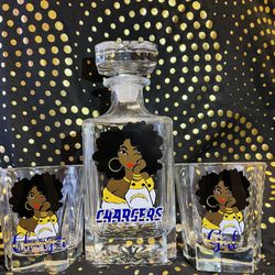 Personalized Decanter Set -4pc