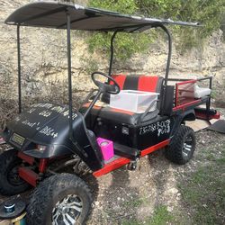 Gas golf cart