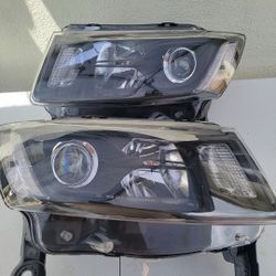 14-16 Jeep Grand Cherokee Headlights Luces Faros Micas Calaveras Focos Faroles Headlamps 