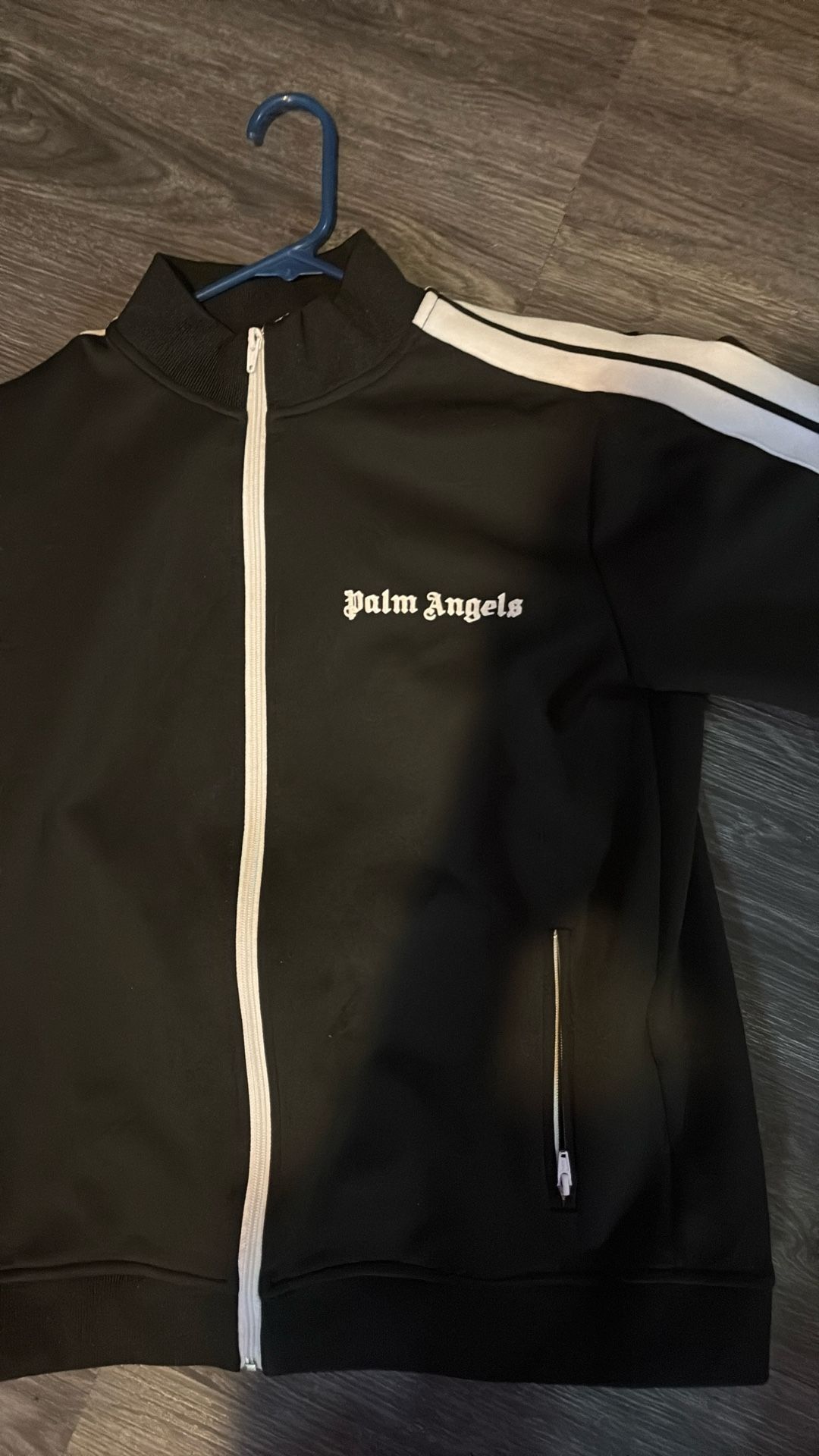 Palm Angels Classic Track Jacket 'Black/White'