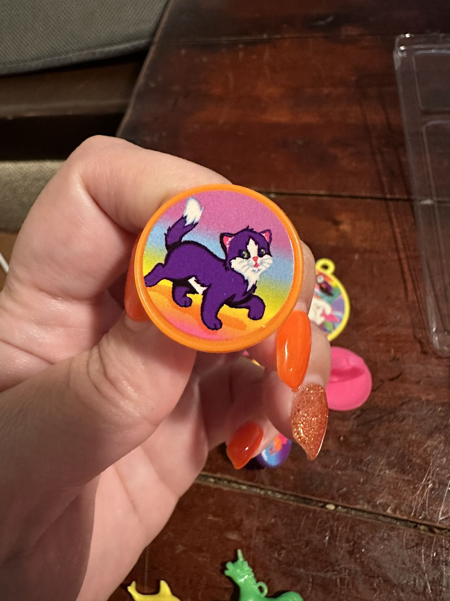 Lisa Frank Sticker Rings