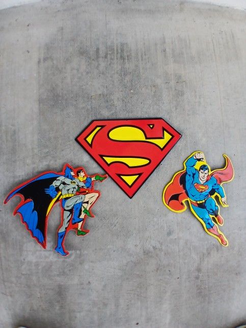 Superman Wall Decor (Tin Metal) Price For All 3