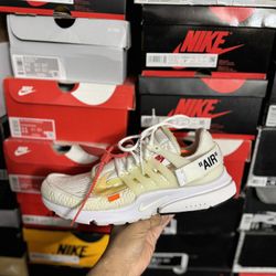 Nike Off White Presto White size 11 USED But Clean